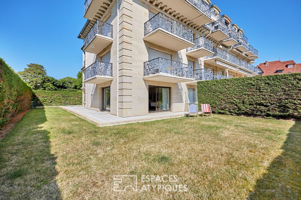 Appartement de standing avec jardin privatif
