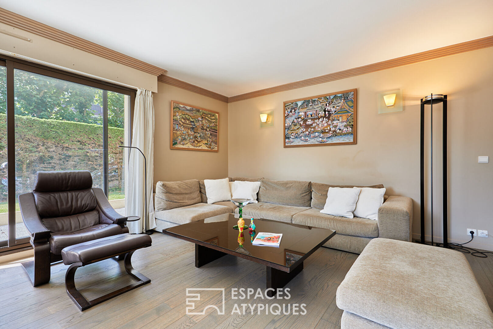 Appartement de standing avec jardin privatif