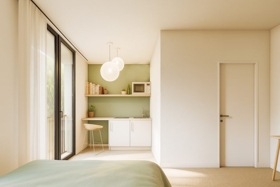 Appartement rénové à quelques pas de l'université et du parc d'Ornano