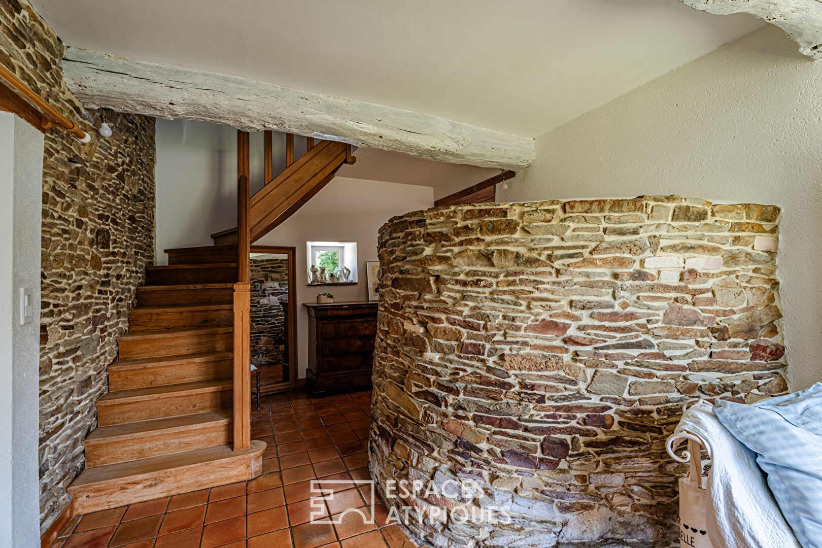 Maison en pierre rénovée