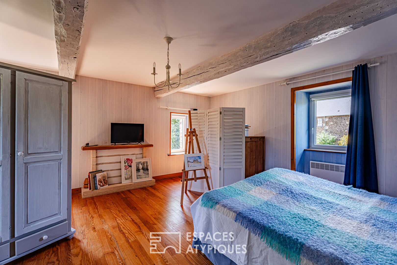 Maison en pierre rénovée