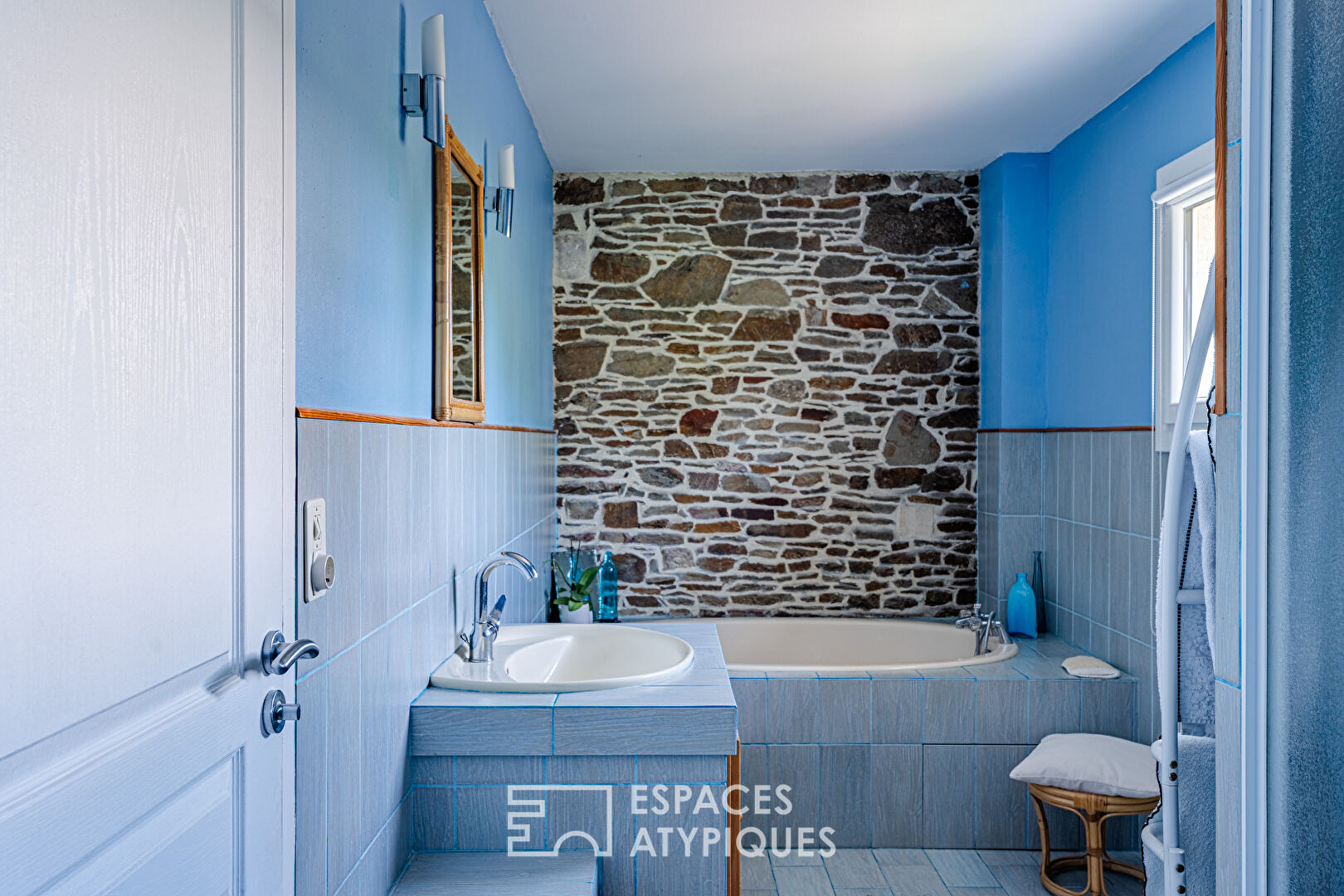 Maison en pierre rénovée