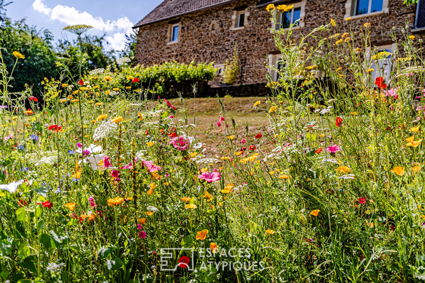 Maison en pierre rénovée