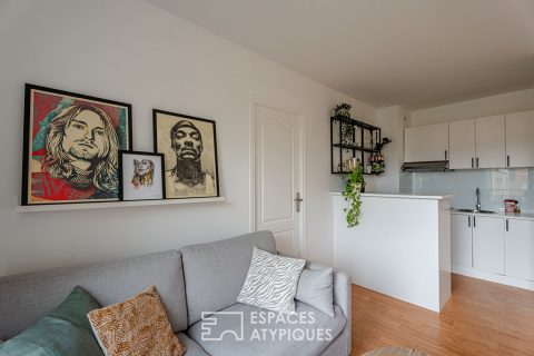 Appartement dernier étage avec balcon à proximité de la plage