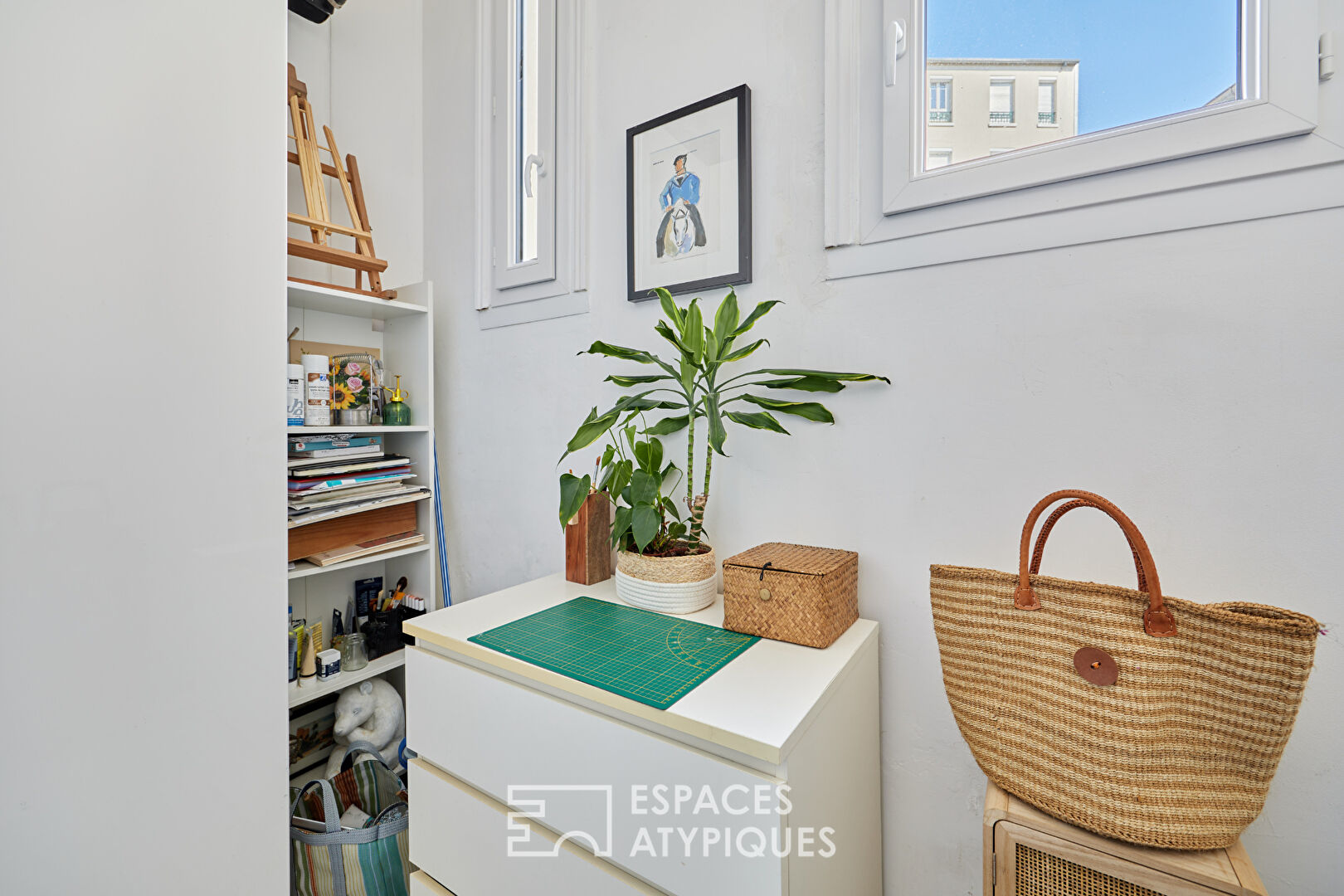 Appartement rénové dans ancien hôtel devenu résidence de standing
