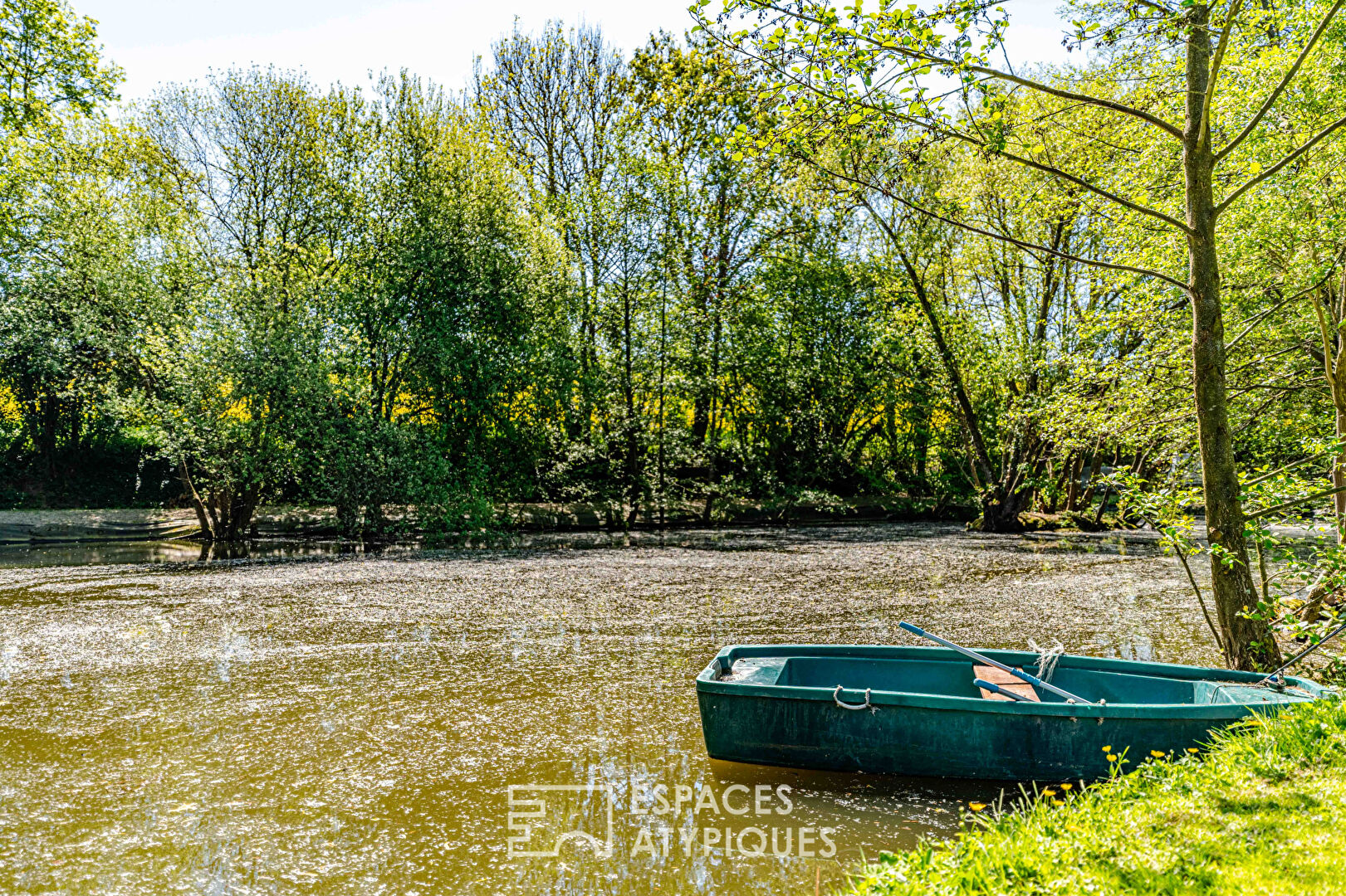 Propriété bucolique et son étang