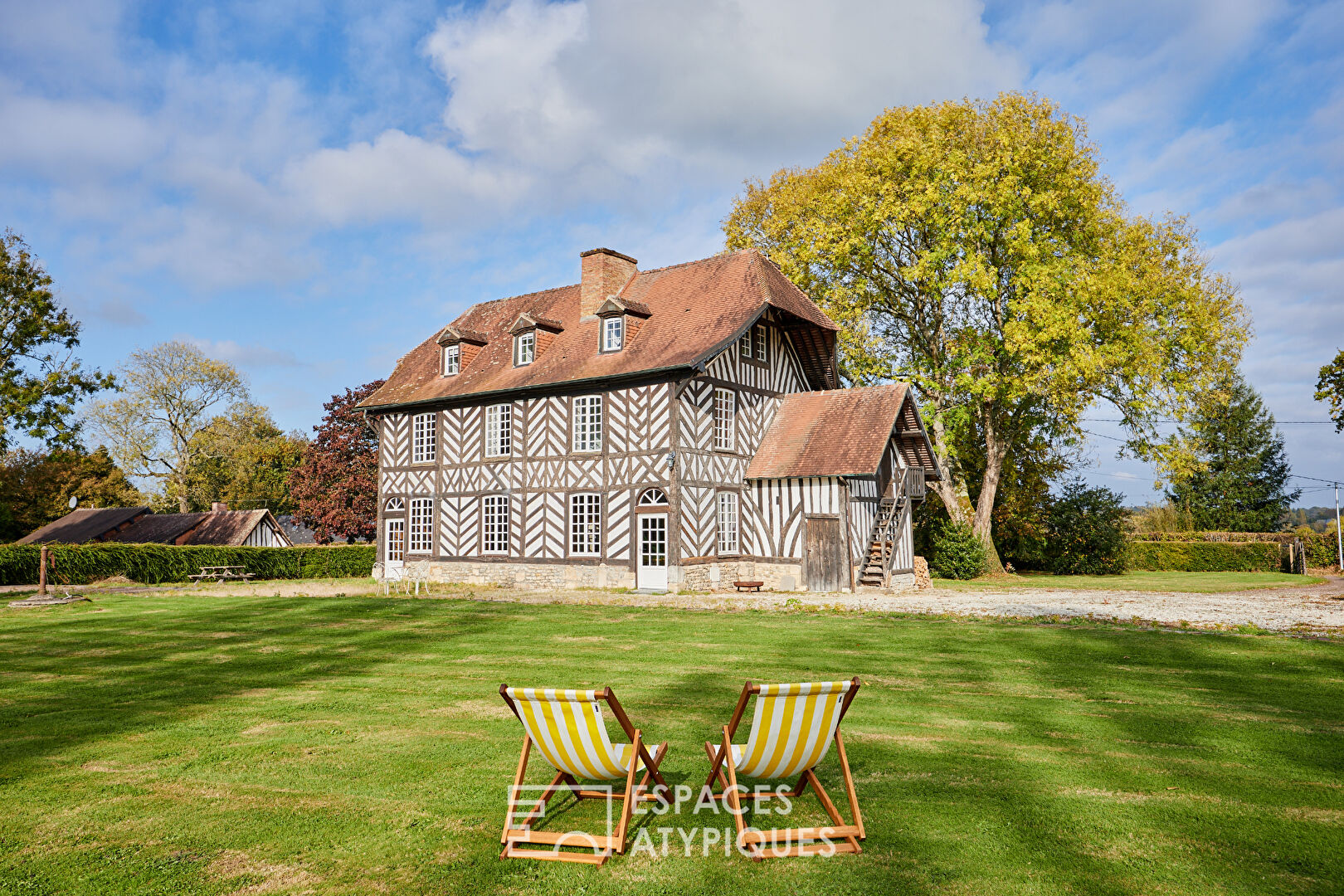 Renovated manor house in charming village