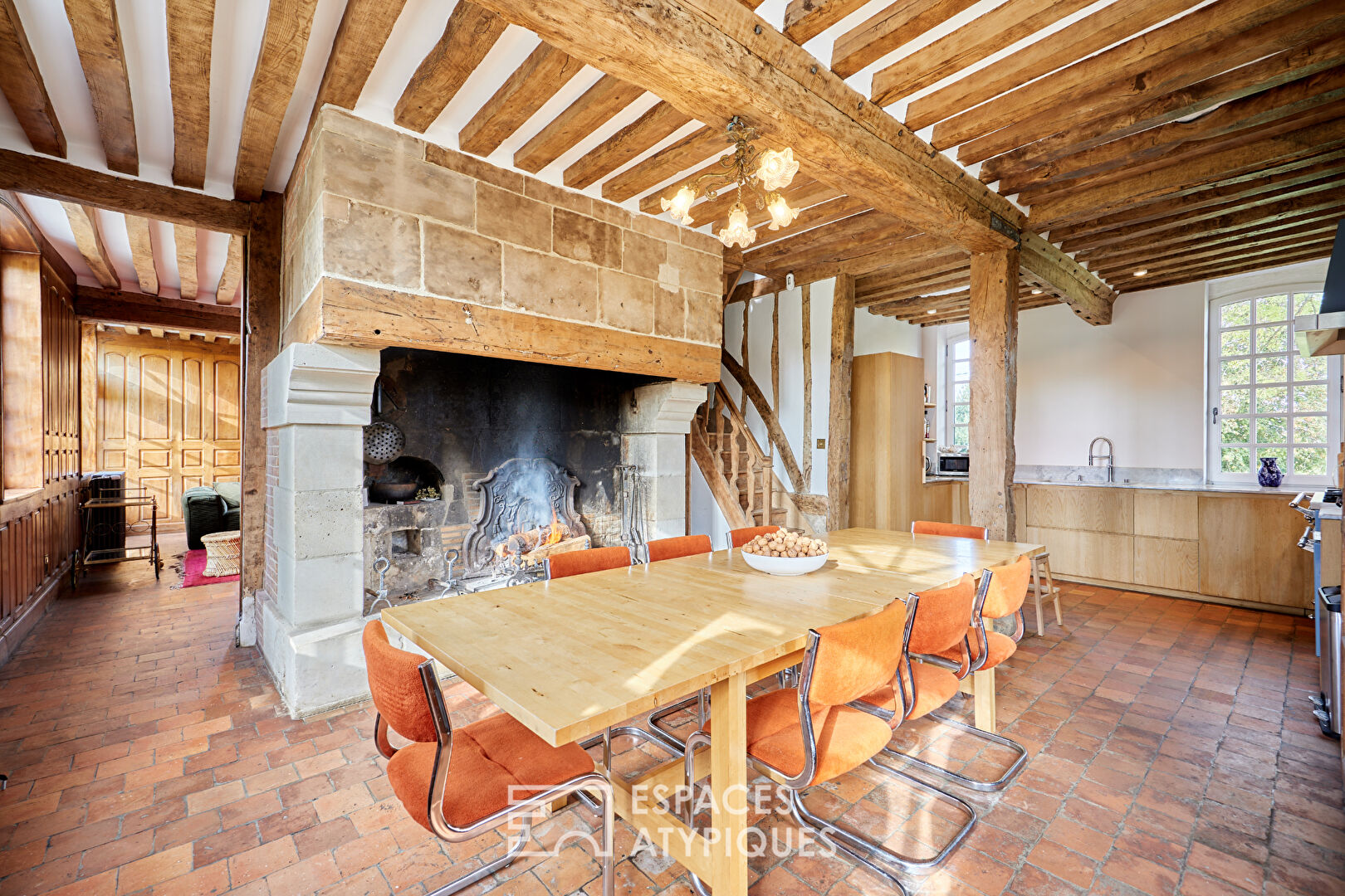 Renovated manor house in charming village