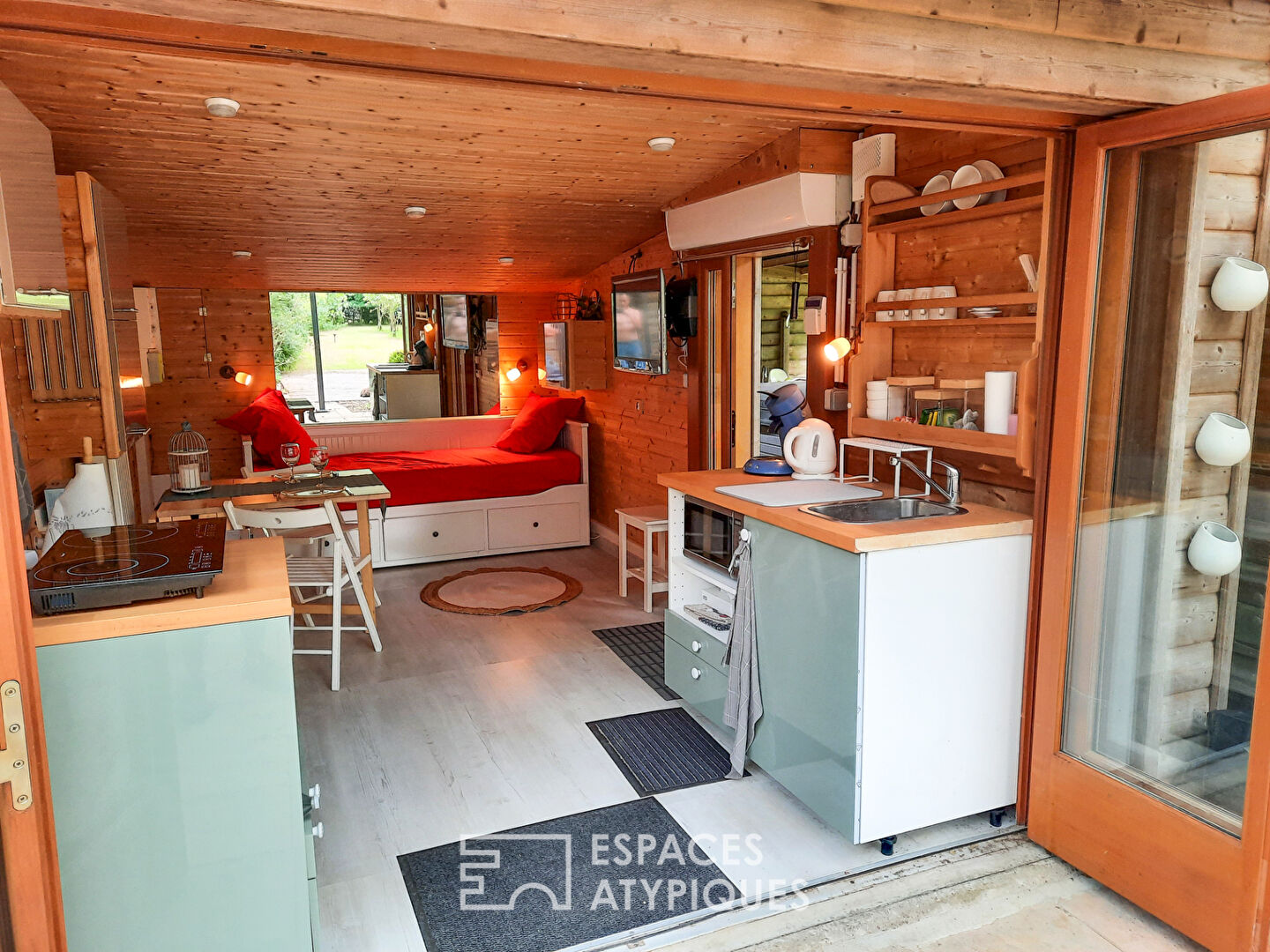 Chalet de loisir avec étang privé