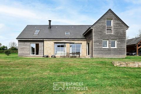 Maison d&rsquo;architecte avec vue dégagée