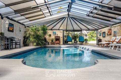 Maison parfaitement rénovée avec piscine chauffée