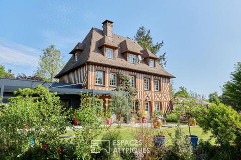 Demeure du XVIIIe avec vue panoramique sur le Pays d&rsquo;Auge