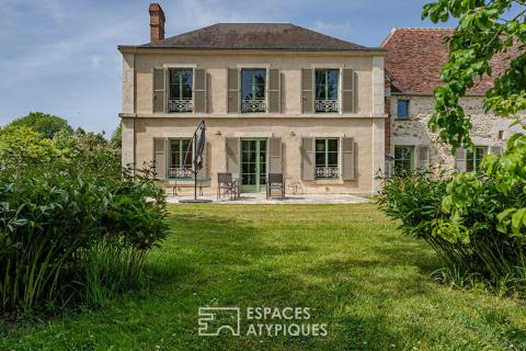 Maison de charme et son jardin bucolique à quelques minutes d&rsquo;Argentan