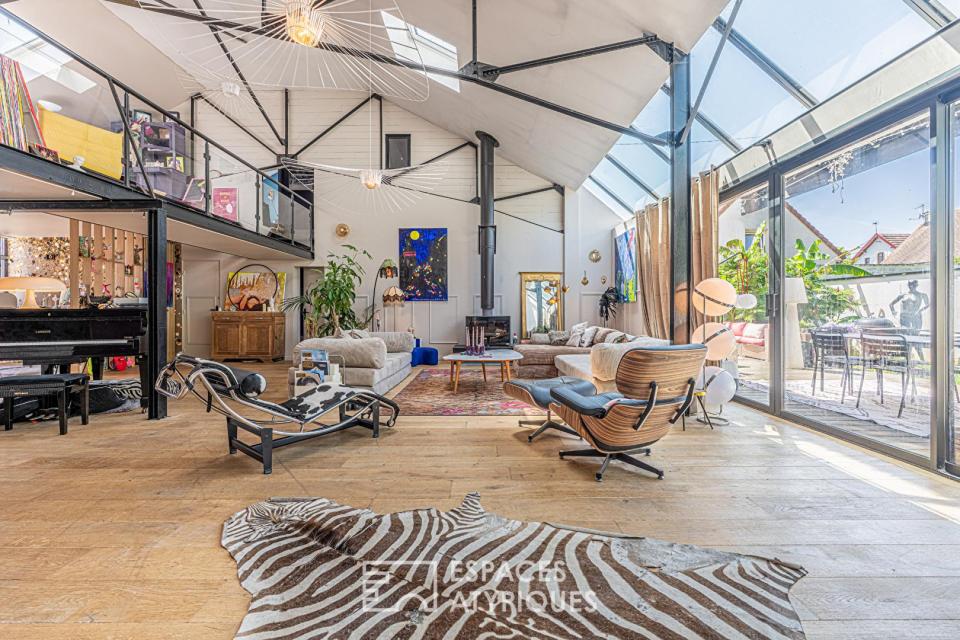 Loft contemporain à l'âme d'artiste