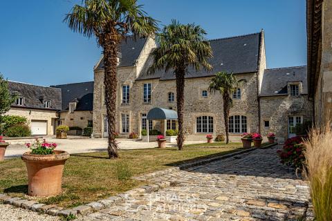 Manoir avec piscine et salle de réception