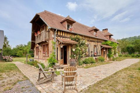 Maison à colombages à l&rsquo;esprit chalet Savoyard