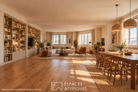 Coeur de ville – appartement contemporain en dernier étage avec terrasse