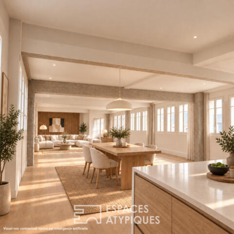Coeur de ville – appartement contemporain en dernier étage avec terrasse