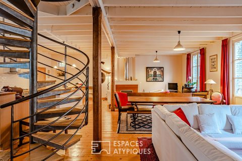 Ancien grand atelier transformé en loft