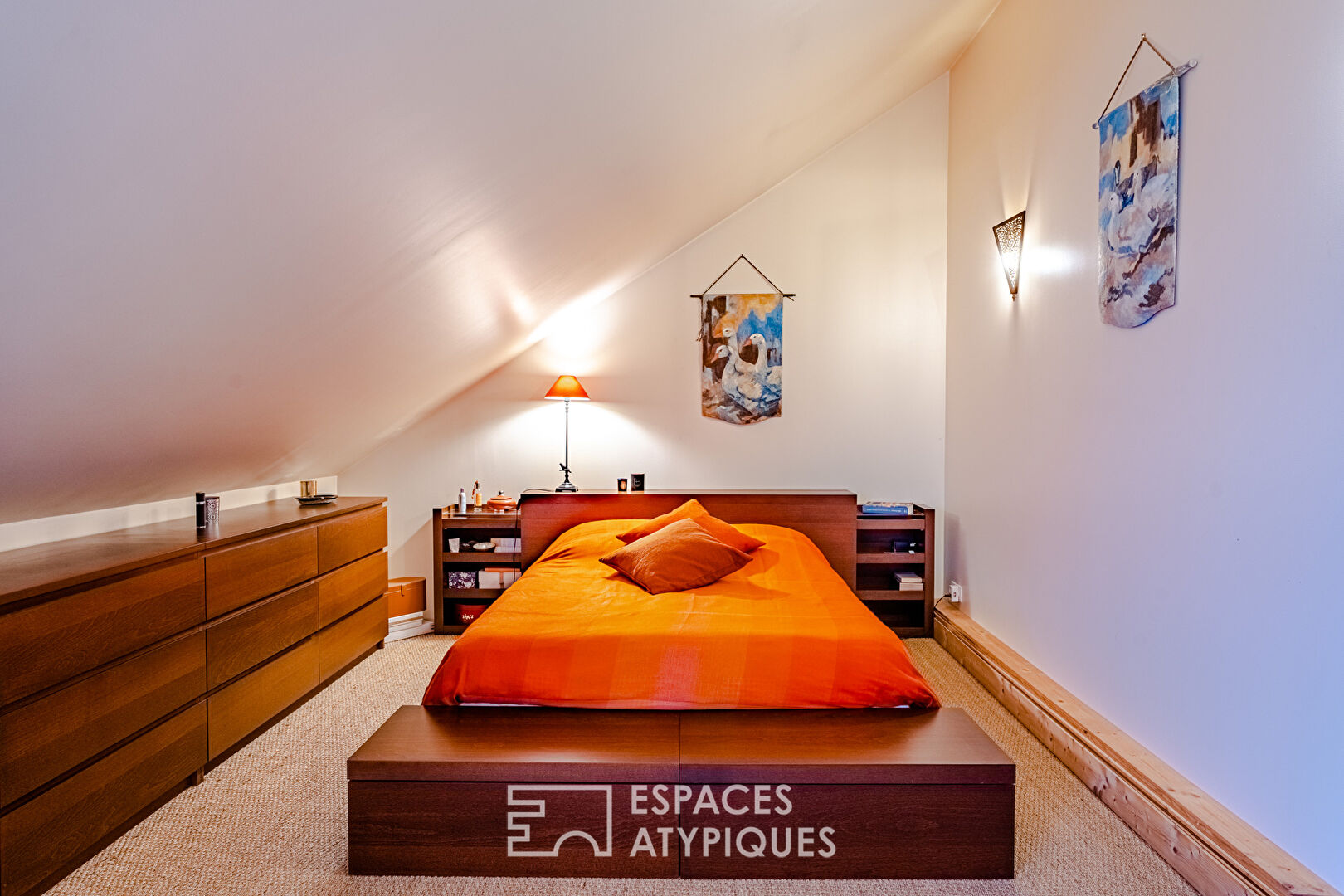 Ancien grand atelier transformé en loft