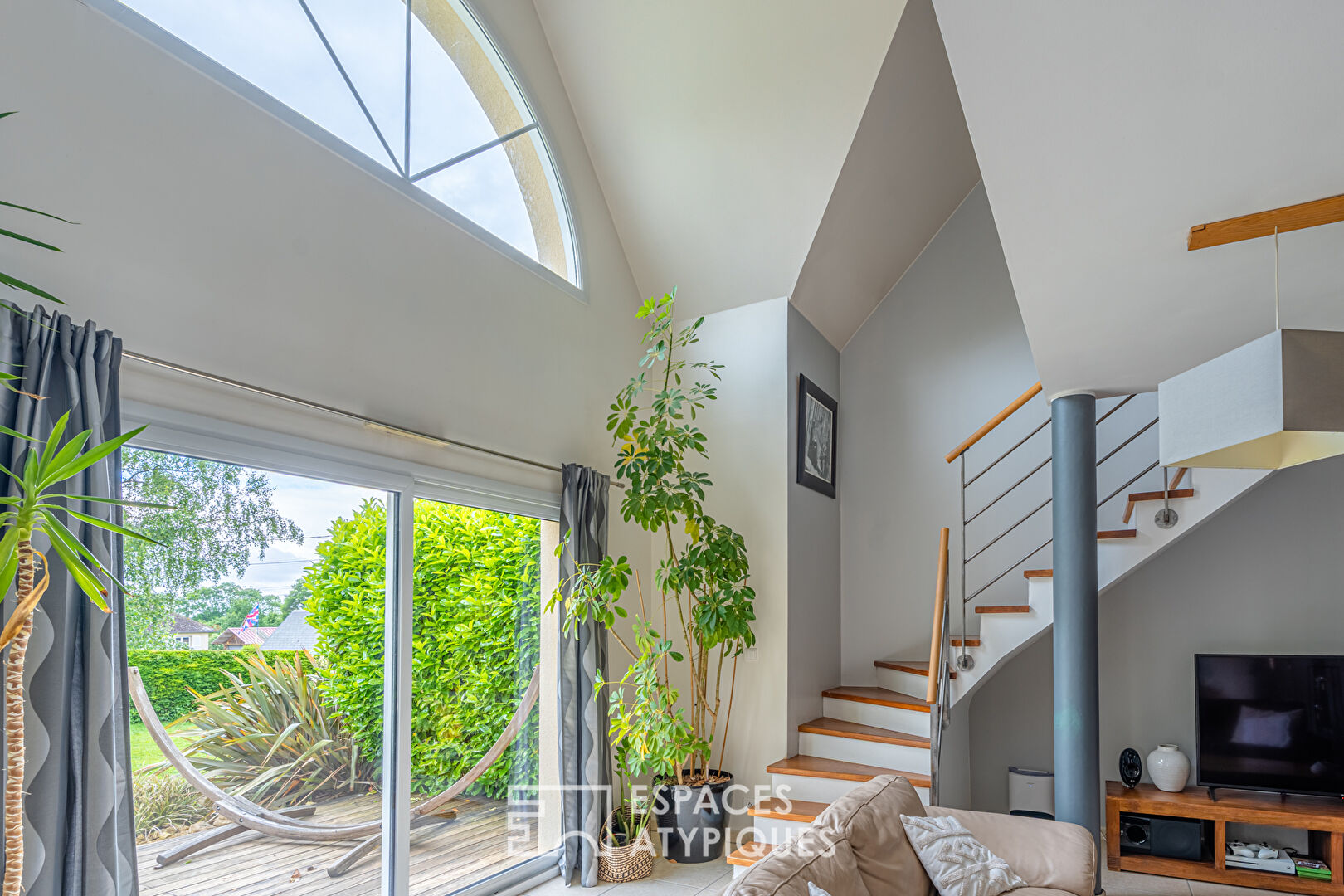 Bright contemporary house with heated swimming pool