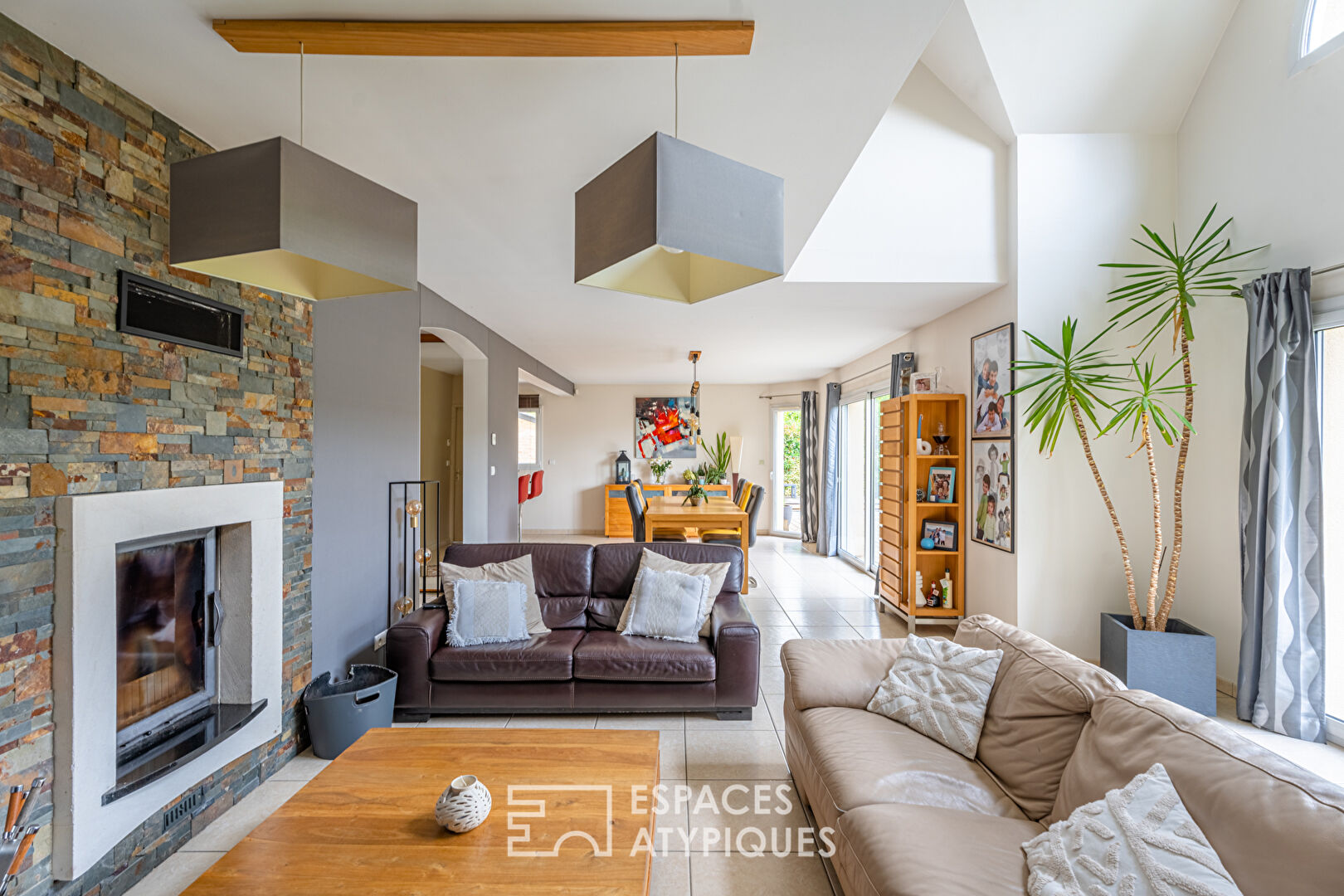 Bright contemporary house with heated swimming pool