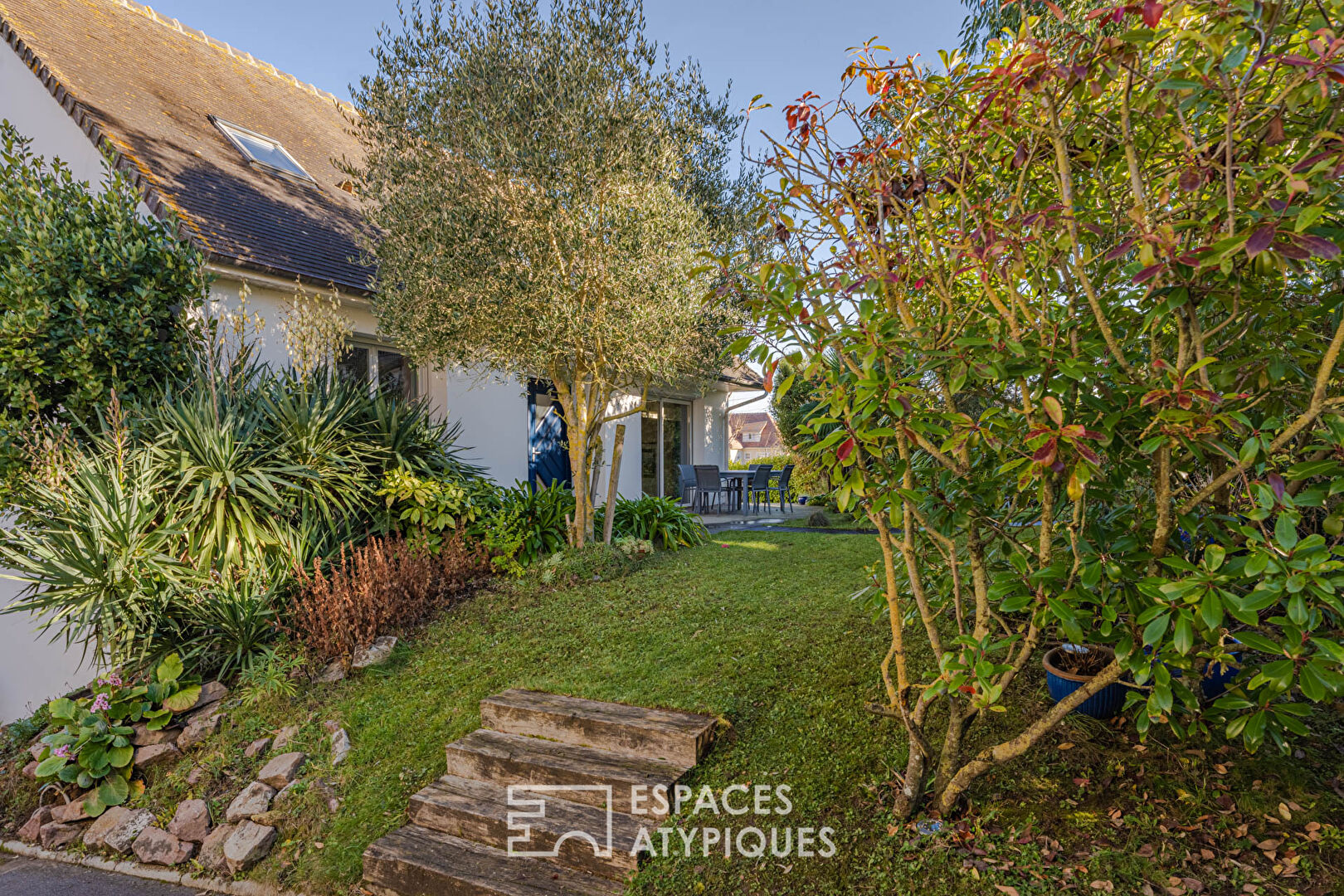 Villa de charme avec vie de plain-pied en bord de mer