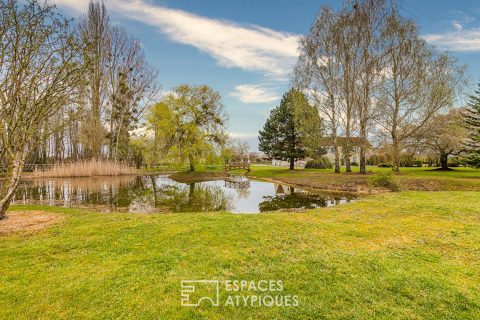 Beau domaine rénové sur 4  hectares en pleine campagne normande