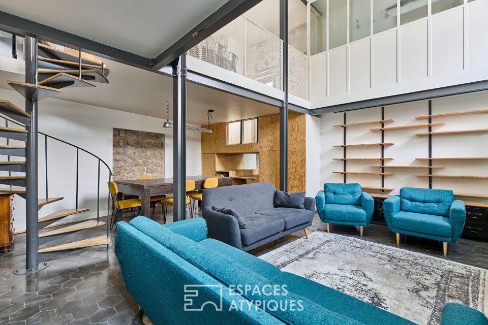 Maison rénovée par architecte avec terrasse proche Halle Pajol