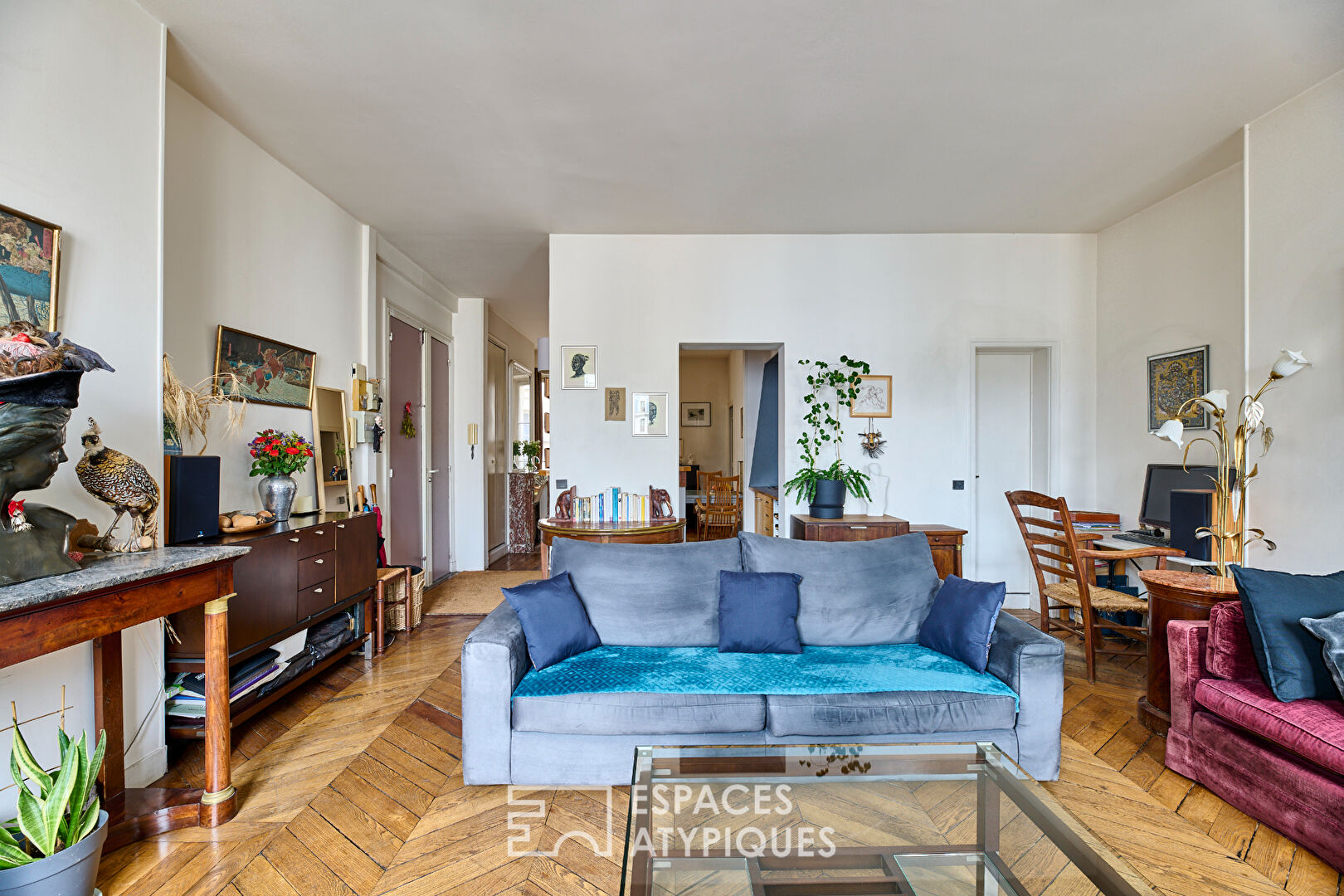 Appartement traversant au coeur de la capitale