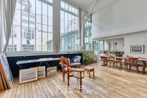 A true artist’s studio bathed in light near Place de Mexico