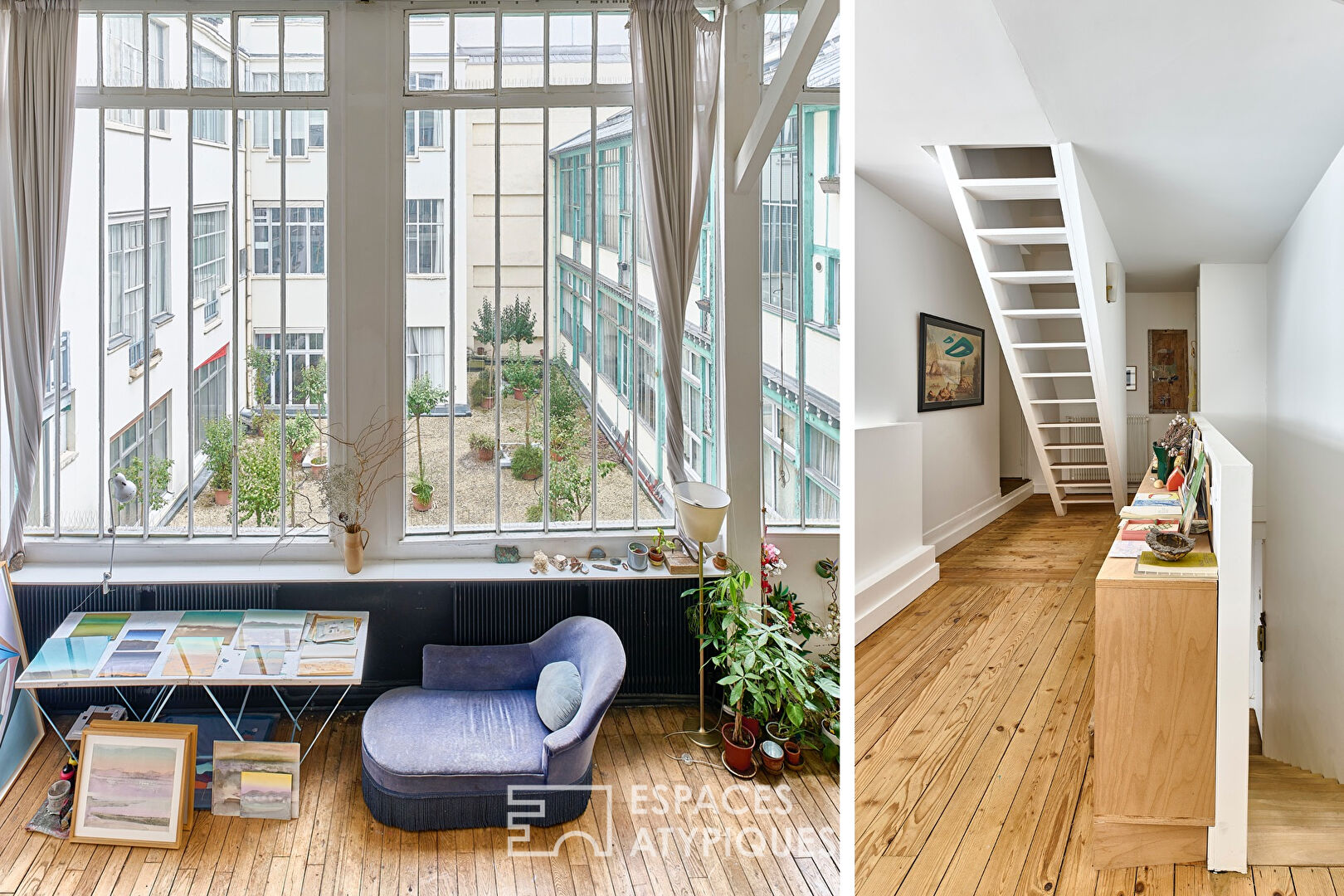A true artist’s studio bathed in light near Place de Mexico