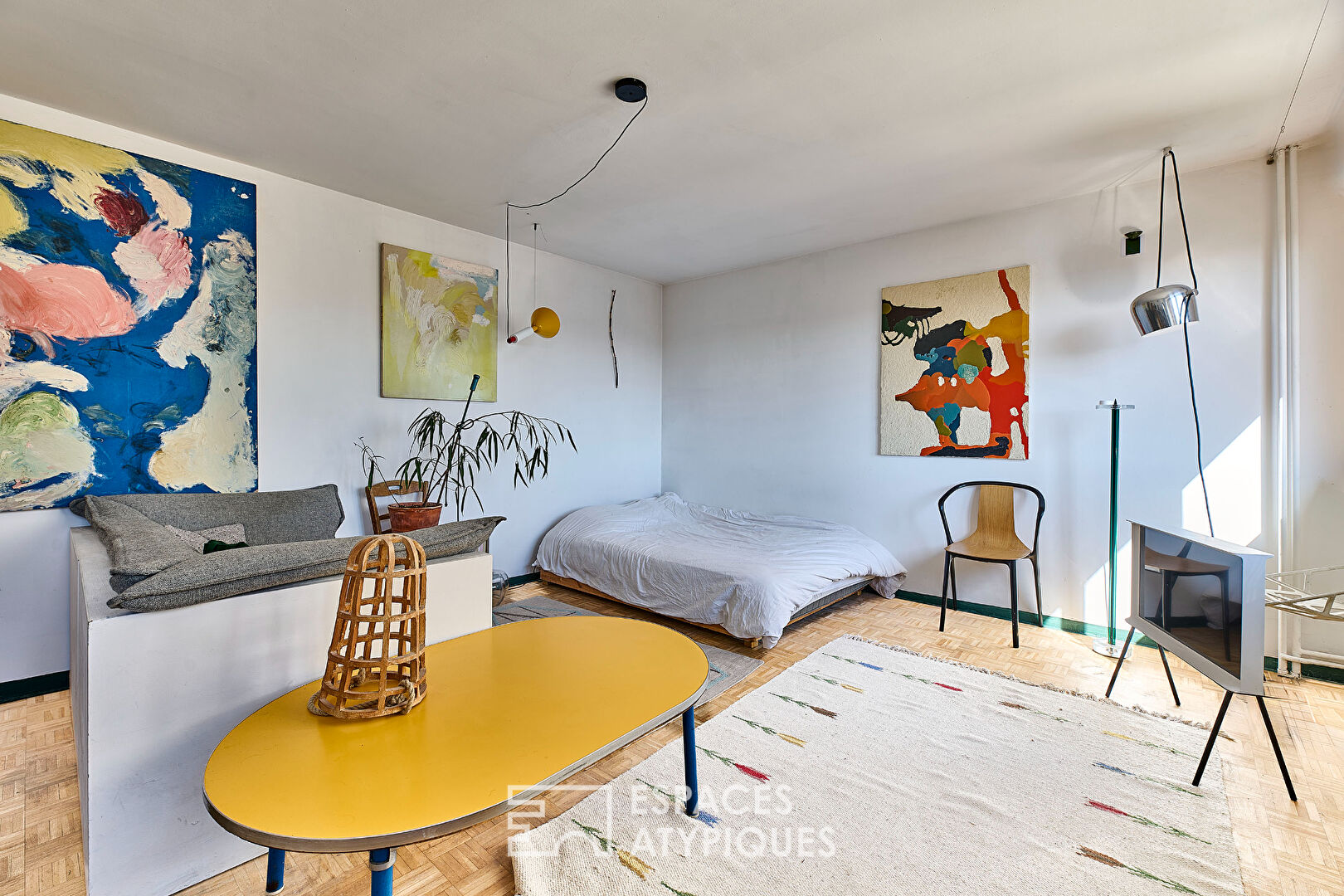 Appartement d’artiste en étage élevé sans vis-à-vis