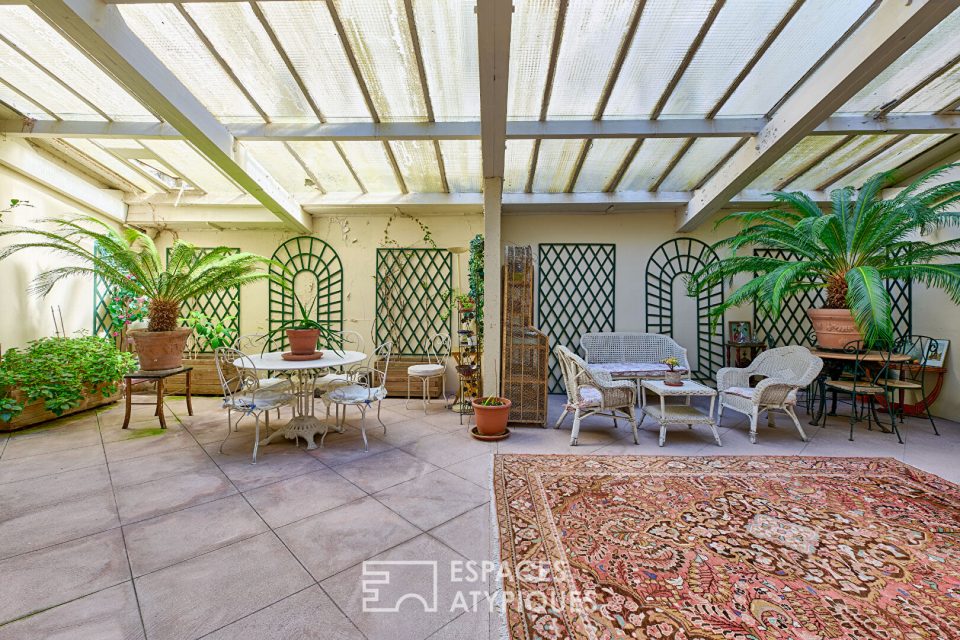 Maison bourgeoise avec jardin et atelier à s'approprier au coeur des Épinettes