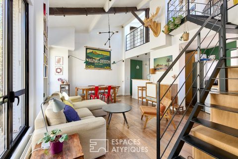 Top floor crossing – Grandes Carrières district