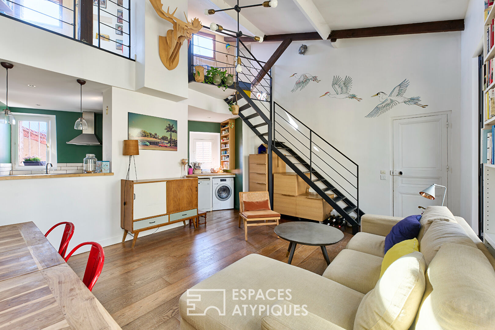 Top floor crossing – Grandes Carrières district