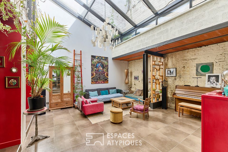 Maison contemporaine avec verrière et terrasses Grandes Carrières