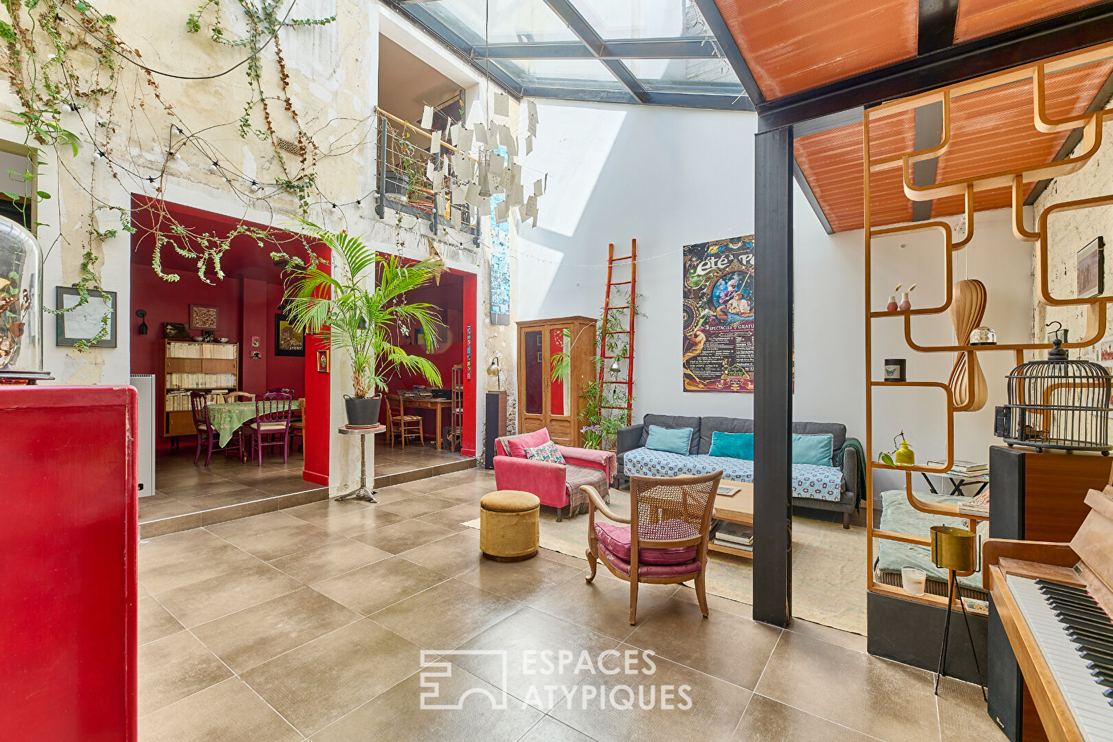 Maison contemporaine avec verrière et terrasses Grandes Carrières