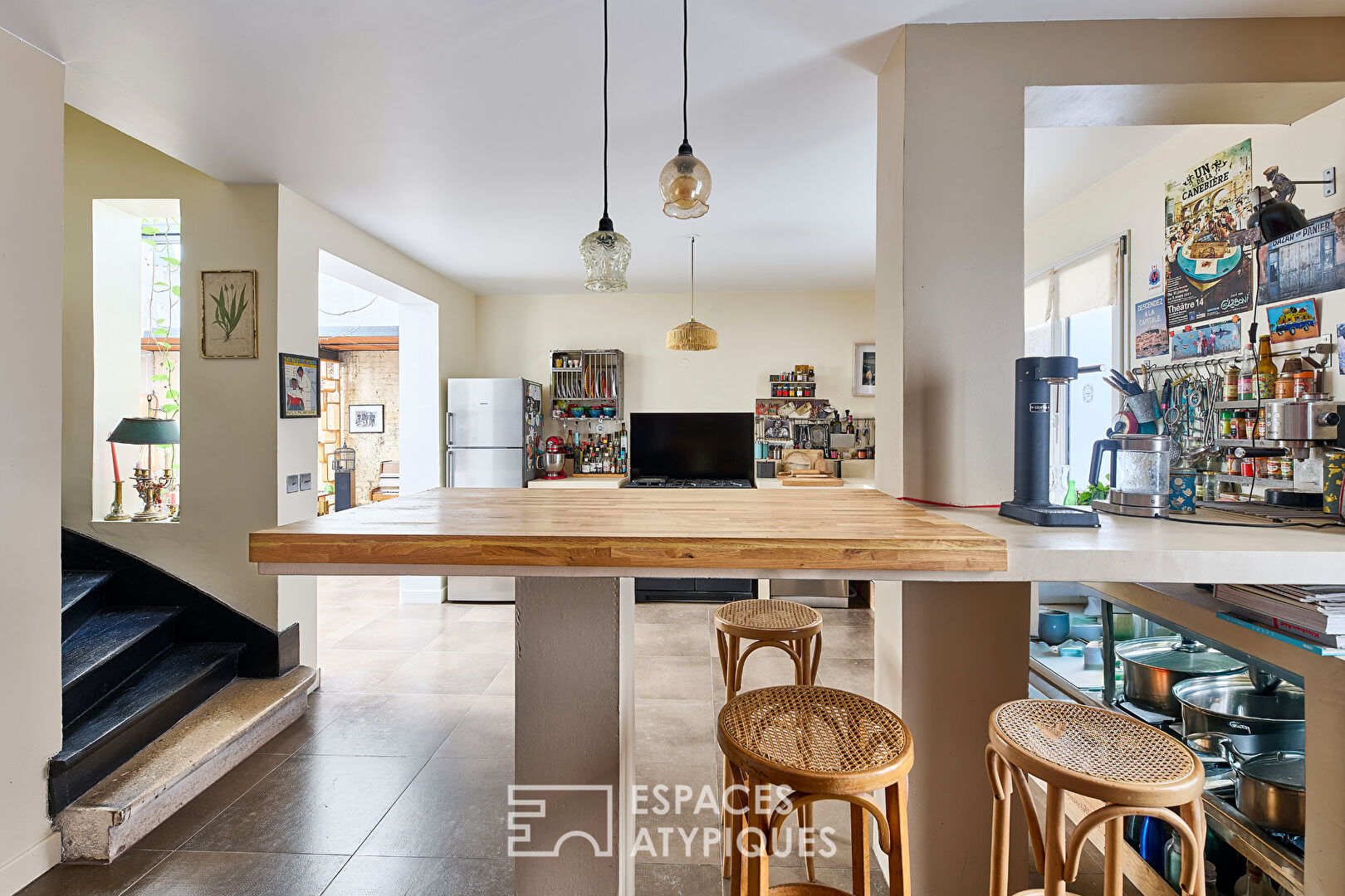 Maison contemporaine avec verrière et terrasses Grandes Carrières