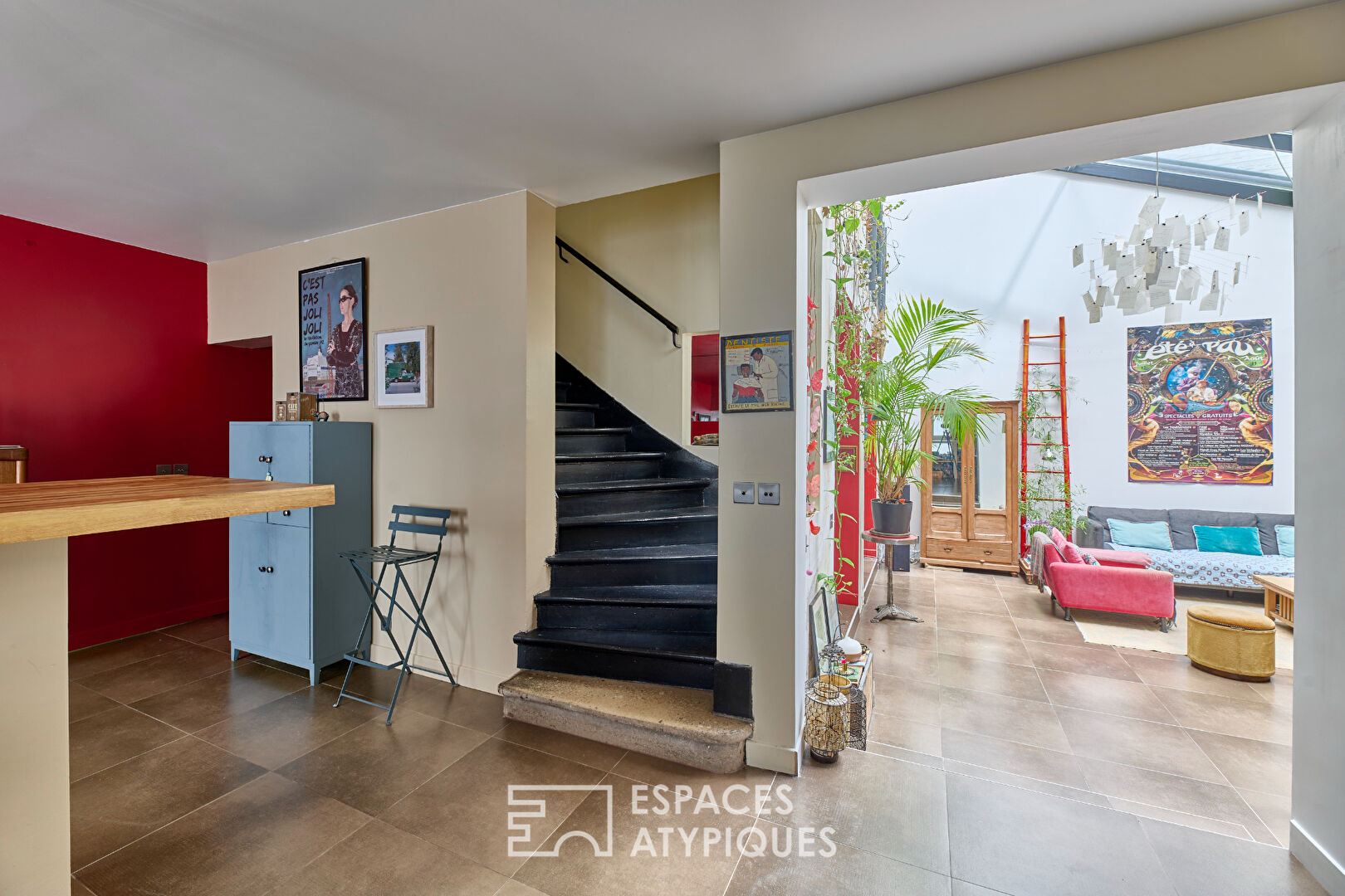 Maison contemporaine avec verrière et terrasses Grandes Carrières