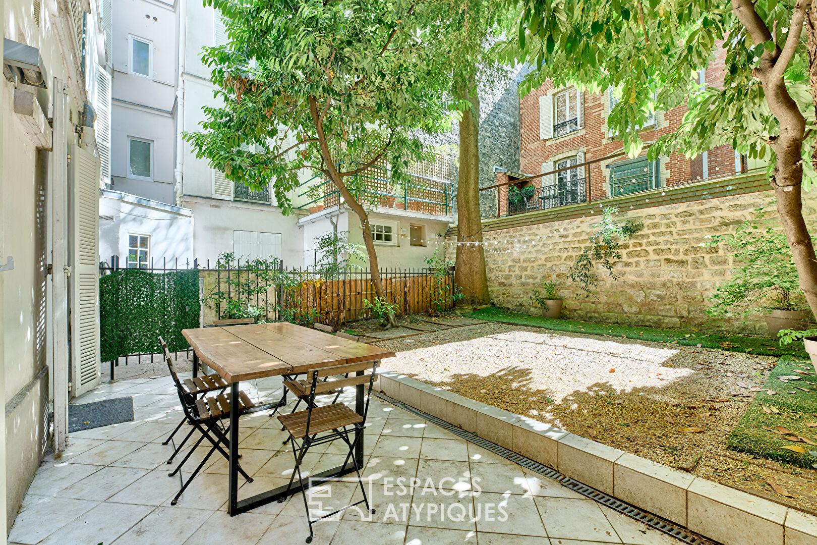 Appartement avec jardin – Monceau-Carnot-Lévis