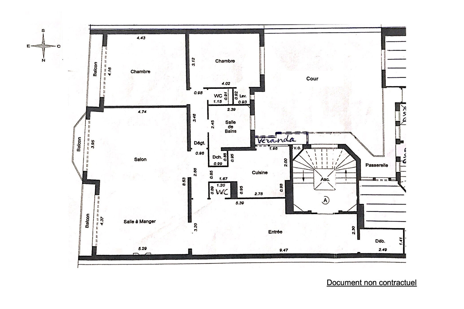 Prestigious penultimate floor with balconies and commanding views – Molitor district