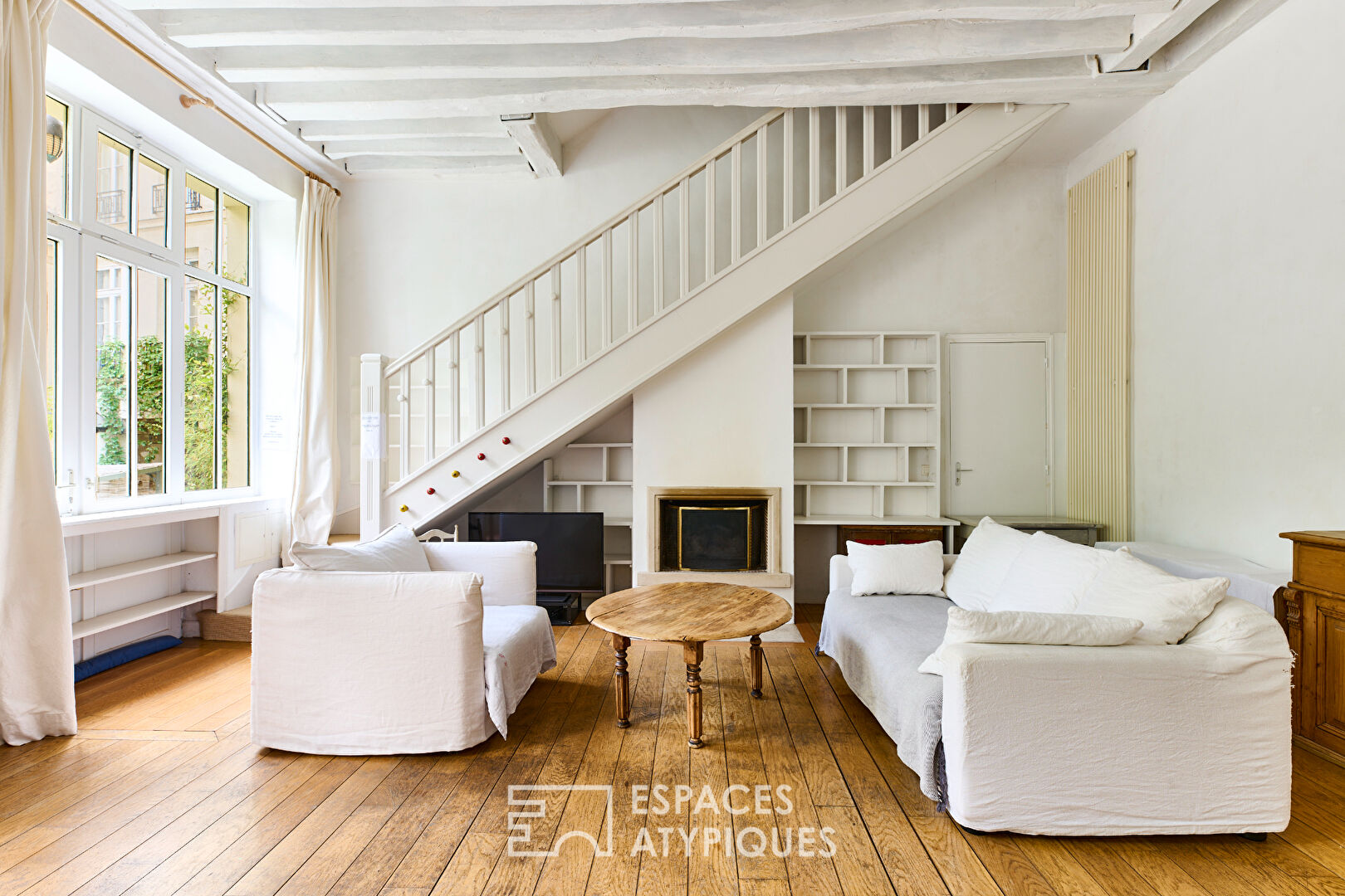 Duplex esprit maison avec studios et terrasse au coeur de Montorgueil