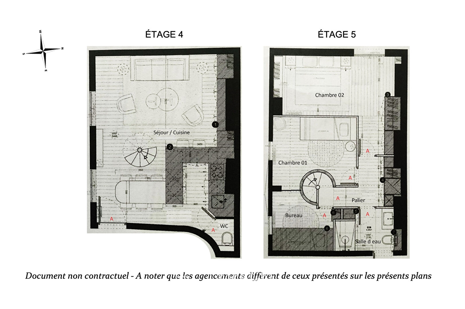 Top-floor duplex – Nouvelle-Athènes district