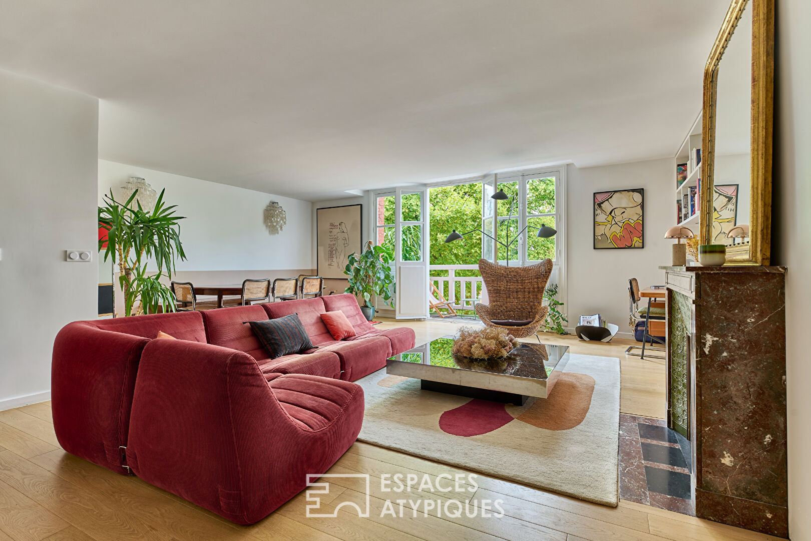 Duplex traversant dans un ancien hôtel particulier – Place du Maréchal Juin