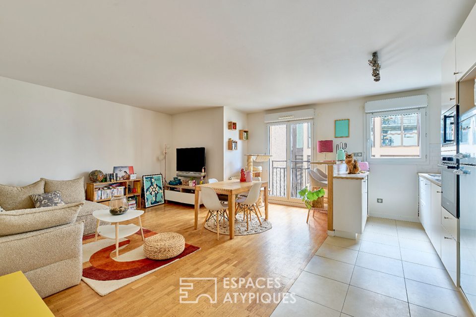 Appartement optimisé avec balcons proche Village Ramey