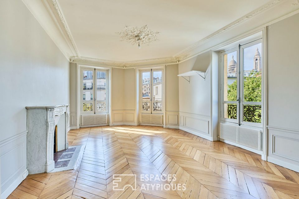 Haussmannien d'angle avec vue Sacrée Coeur - Village Ramey