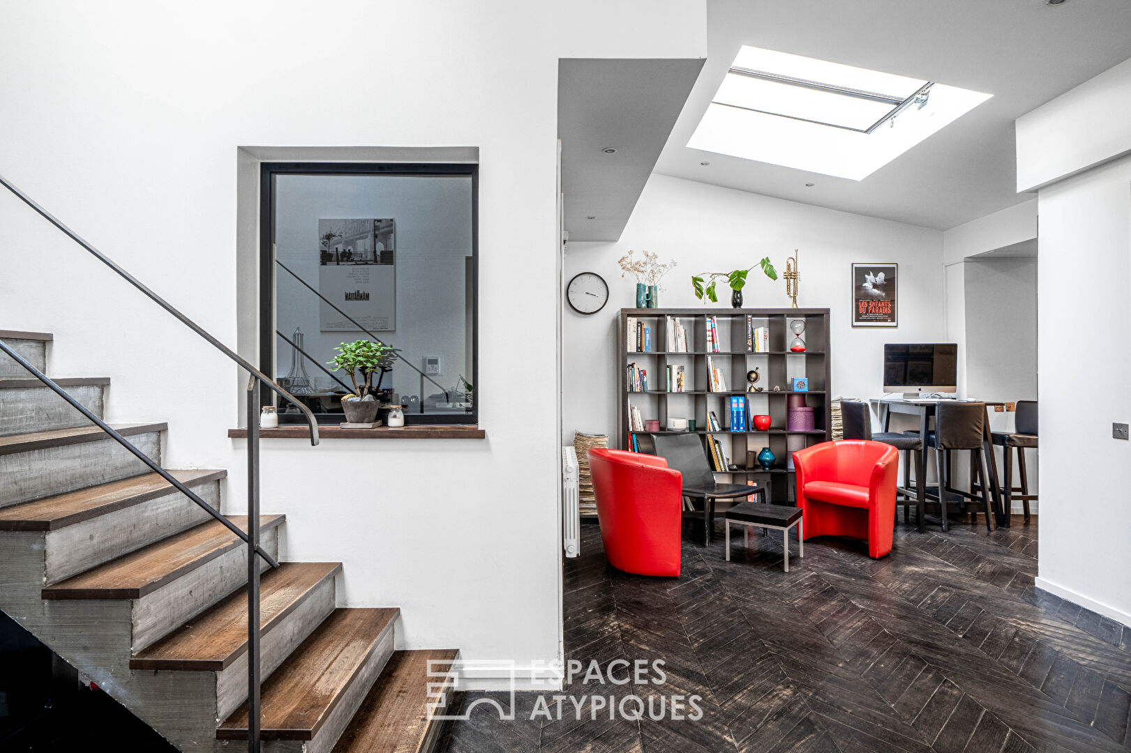 Bureaux / esprit maison avec verrières et extérieur privatif – Muette Sud