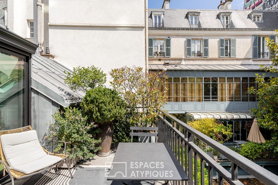 Dernier étage rénové par architecte avec terrasse - Quartier South Pigalle