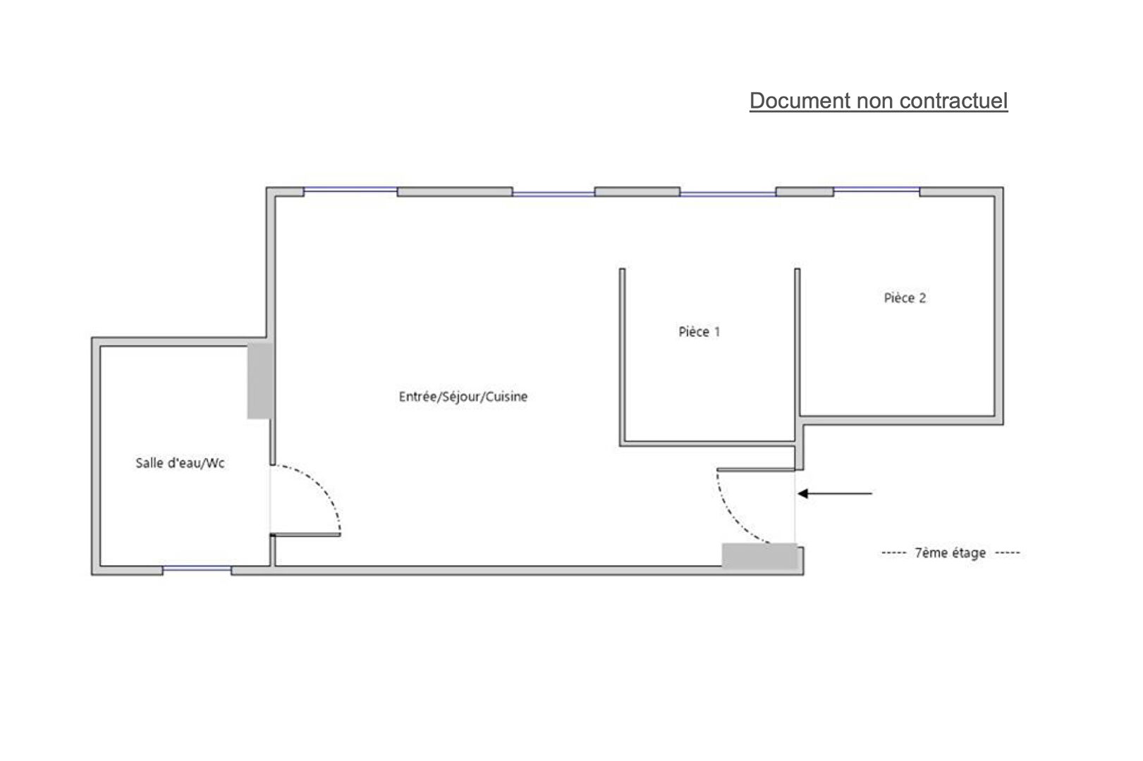 Appartement optimisé en étage élevé – Quartier Palais-Royal